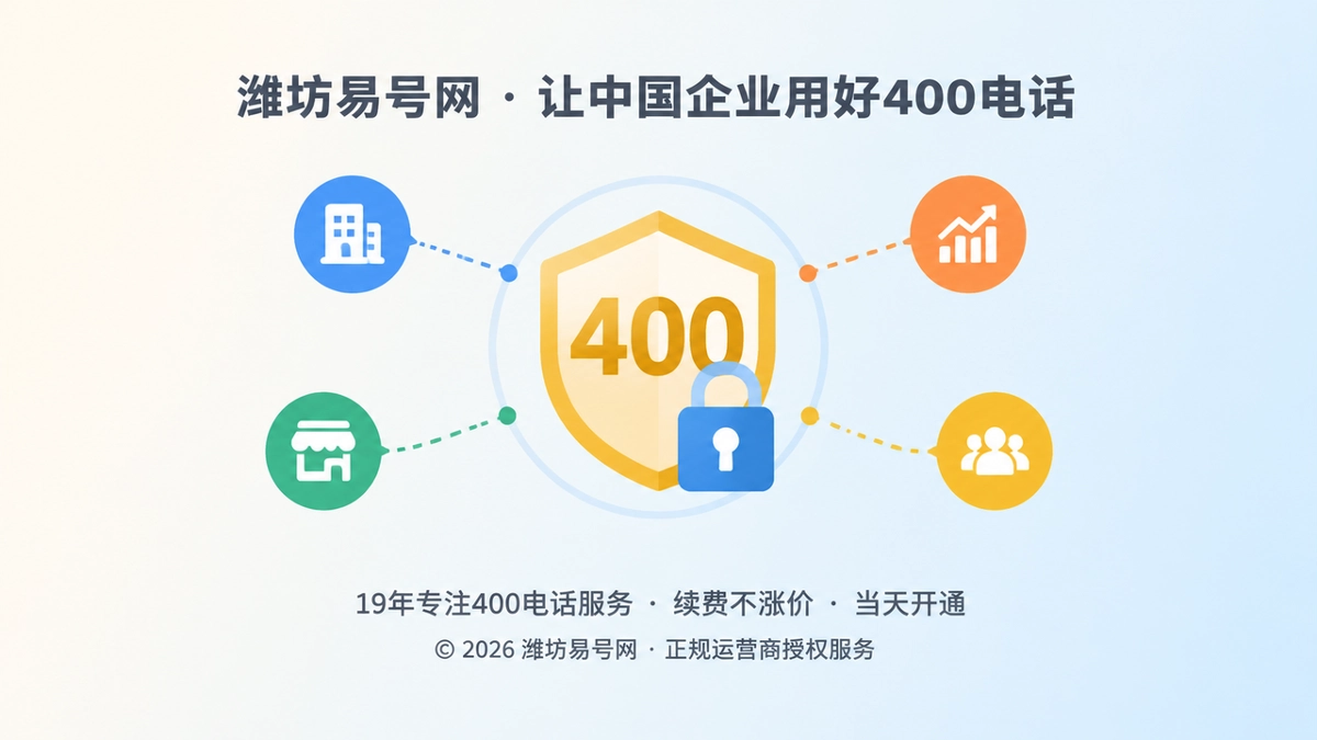 2026年潍坊企业办400电话，别让通信资产失控