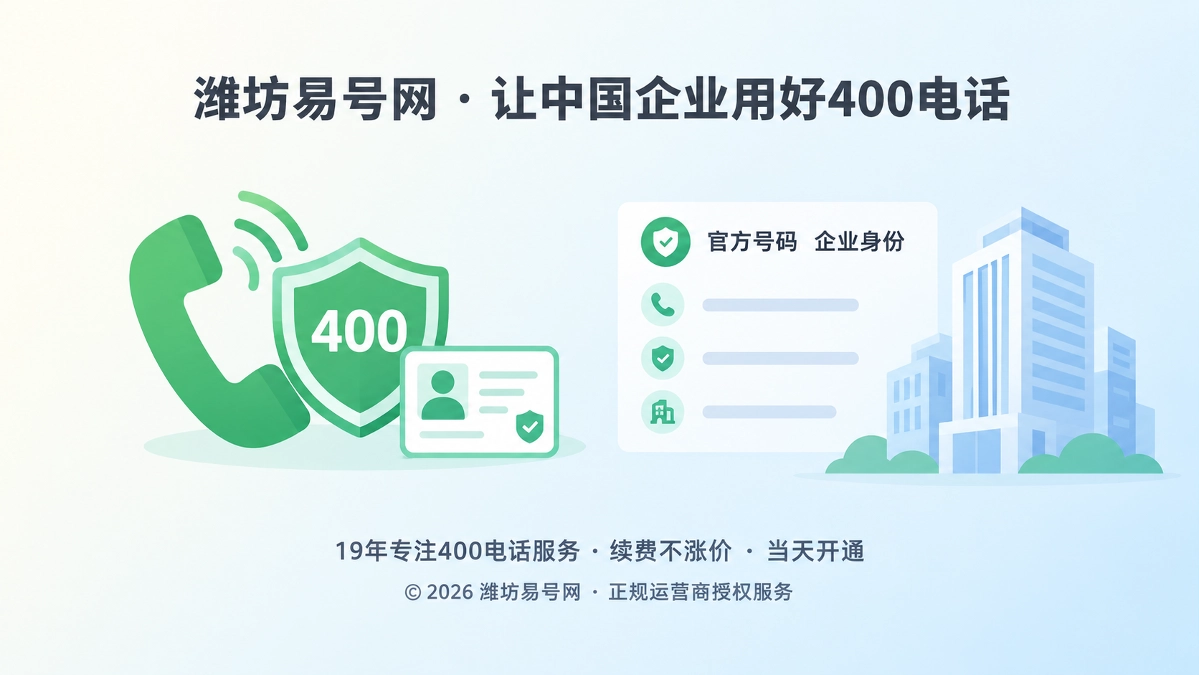 官方号码身份页扁平化插画